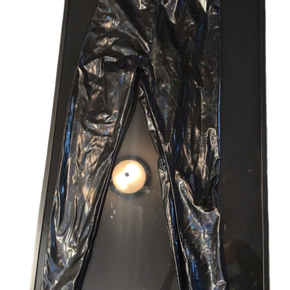 Guess Black Shiny Skinny Pants